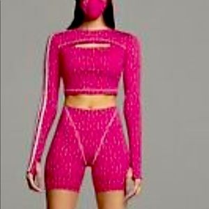 NWT Ivy Park Icy Park Monogram Shorts Women’s Size Small Adidas Beyoncé